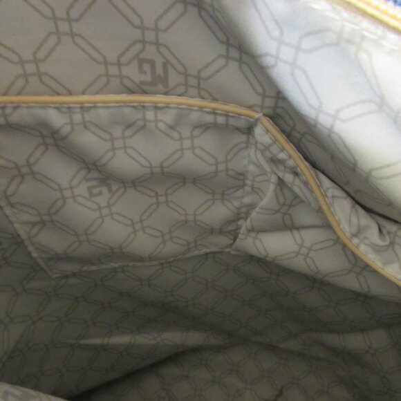 Marina Galanti Italian Large Tan & Sequin Adjustable Crossbody Strap 14" - Picture 8 of 11